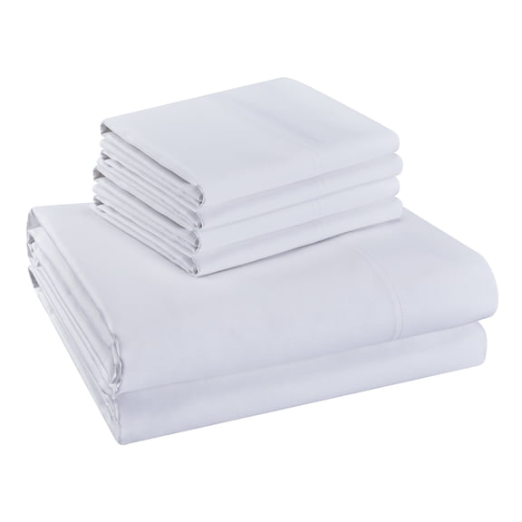 Hotel Style 800 Thread Count Cotton Sateen Bed Sheets Set, 6 Piece