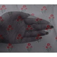 thumbnail image 4 of oneOone Viscose Chiffon Fabric Leaves & Floral Block Printed Fabric 1 Yard 42 Inch Wide, 4 of 5