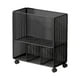 thumbnail image 1 of Almacenamiento de equipos de fitness y soportes para colchonetas, soporte estable para mancuernas de hierro con fácil movilidad, adecuado para mantene Negro, 1 of 8