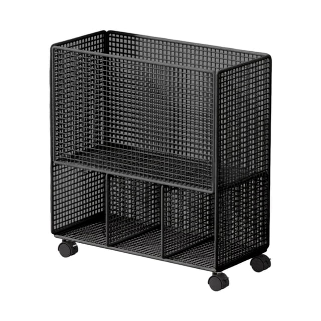 Lipstore Yoga Mat Storage Rack Exercise Equipment Gym Rack Organizer Iron Weight Rack Black