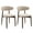 Beige, variant on Upholstered Dining Chairs (Set of 2) — Modern Wooden Side Chairs with Foot Pegs for Kitchen & Dining, Beige