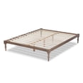 thumbnail image 3 of Baxton Studio Iseline King Size Oak Finished Wood Platform Bed Frame, 3 of 9