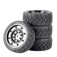 thumbnail image 2 of fastboy WLtoys 144001 124018 124019 RC Car Rubber Tire Set Racing Performance White 1Set, 2 of 5