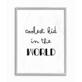 thumbnail image 5 of Stupell Industries Coolest Kid In the World Phrase Cursive Script Framed Wall Art Design by Seven Trees Design, 24" x 30", Black Framed, 5 of 5