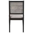 thumbnail image 4 of Elina 23 Inch Dining Chair- Set of 2- Plank Style Back- Gray Polyester, 4 of 6