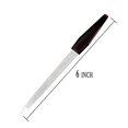 thumbnail image 3 of Pinkee'S (2 Pack) 6 Inch Stainless Steel Metal Nail File For Fingernails Toenails Scraping Strengthening Finger Manicure File, 3 of 4