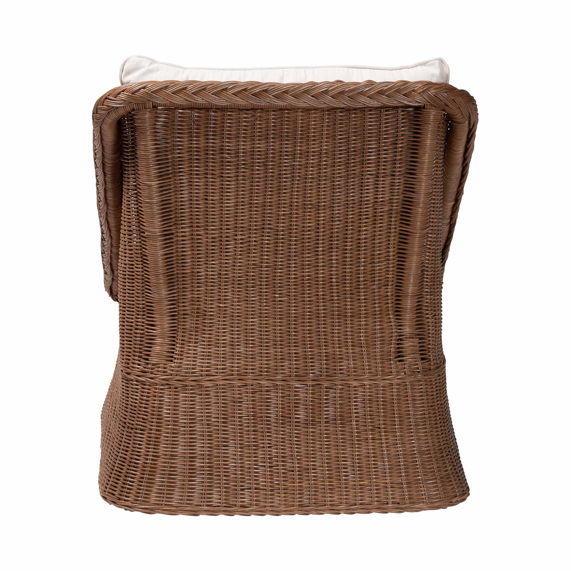 bali & pari Derris Boho Arm Chair, Peanut Brown