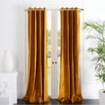 thumbnail image 2 of SAFAVIEH Moony Grommet Curtain Window Panel, 52" x 96", Blue, 2 of 5