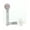 Grey, variant on Personalized Name Unisex Polka Dot Pacifier Clip