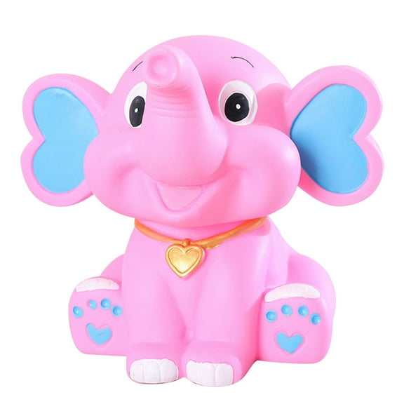 Homoyoyo Child Elephant Bank Bank Pink Silicone 1Pack