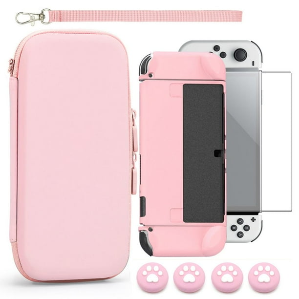 Carrying Case for Nintendo Switch OLED, Switch OLED Accessories Bundle