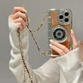 thumbnail image 3 of Dsscvnef Unique Cute 3D Cartoon Retro Camera Phone Compatible with Shockproof Protector Soft TPU Leather Long Lanyard Stylish Design, 3 of 3