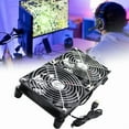 thumbnail image 4 of 2x 120mm 5V USB Powered PC Fans 45CFM High Airflow Cooling Fan for Router, 4 of 12