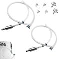 thumbnail image 1 of Tuyau de Purge de Frein avec Valve de Contrôle Unidirectionnelle / Kit d'Outils de Purge de Tube Universel pour Voiture et Moto / Kit de Purge de Système de Frein Hydraulique avec Tube Souple et Clips Métalliques (B), 1 of 7