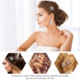 thumbnail image 2 of MasteelfCA 6pcs Snowflake Design Hairpin Rhinestone Headdress Stylish Hair Accessories, 2 of 8