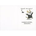thumbnail image 2 of RSVP Cat Grad: Time to Ask Yourself the Big Questions Funny / Humorous Graduation Congratulations Card, 2 of 2