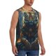 thumbnail image 2 of Fotbe Forest Meditating Tiger Men's Camiseta sin Mangas Estampada para Hombres, Playera Casual para Gimnasio, Entrenamiento, Playa-Medium, 2 of 7