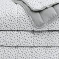 thumbnail image 3 of Casa Platino Pre-Washed Bed Comforter Twin Size - Lightweight Twin Size Comforter - All Season Twin Comforter - Premium Reversible Down Alternative Comforter Twin Size - White Base Grey Dot, 3 of 7