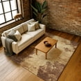 thumbnail image 7 of Addison Rugs Mayfield Premium Machine Washable Transitional Abstract Mocha Rectangle Rug, 9' x 12', 7 of 7