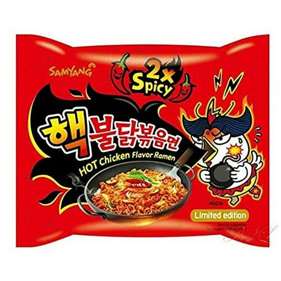 Samyang Spicy Chicken Stir Fried Noodles Ramen (2x Spicy Buldak x 1 pk)