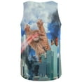 thumbnail image 2 of Giant Cat Laser Rampage and Destroy All Over Mens Tank Top Multi 2XL, 2 of 2