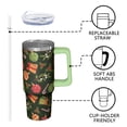 thumbnail image 3 of 30oz Christmas Tumbler with Handle and Straw Lid Leak Proof Stainless Steel Cup Gifts for Women Men Holiday Coffee Water Bottle, 3 of 5