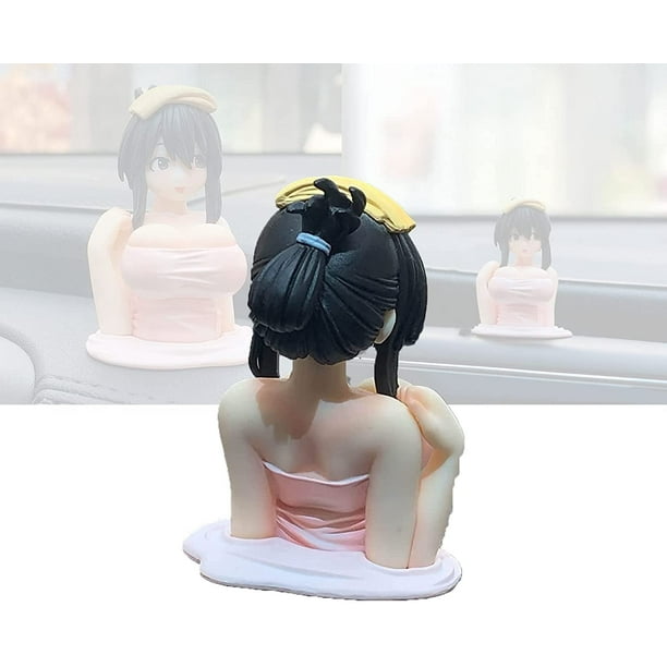 Kanako Chest Shaking Ornaments, Shaking Chest Car Ornaments,Car Decoration  Kanako Collection Model Doll,for Room Car Decor Ornaments (1pcs) 