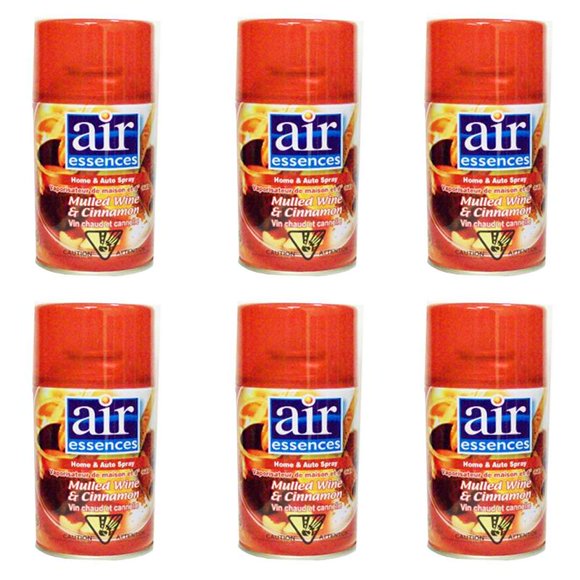Air Essences Home & Auto Spray- Mulled Wine & Cinnamon (250ml) (Pack Of 6)