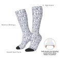 thumbnail image 4 of Fuzoiu World Travel2 Print Adult Stockings,Crew Socks,Unisex Fashion Socks, Casual Sports Socks,Comfortable Crew Socks for Everyday Wear and Sports, 4 of 6