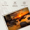 thumbnail image 6 of Elephant Stock Lake Tahoe Twilight Wall Art - Horizontal Canvas Wall Art - Living Room Wall Decor - Nature Canvas - Orange And Gray Decor - 12" x 8", 6 of 8