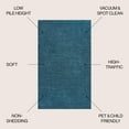 thumbnail image 2 of JONATHAN Y SUPERSOFT 9' Square Area Rug, Haze - Turquoise, SEU100H-9SQ, 2 of 7