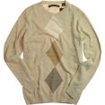 thumbnail image 1 of Perry Ellis - Suéter de punto para hombre, diseño de principios, color beige, pequeño Perry Ellis Tejer, 1 of 1