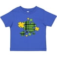 thumbnail image 3 of Inktastic St. Patrick's Day Plaid Green and Yellow Shamrocks Boys or Girls Baby T-Shirt, 3 of 5