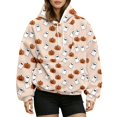 thumbnail image 3 of Xijirk Halloween All‑Over Print Pet Pouch Hoodie Kangaroo Carrier Pocket Drawstring Pullover Size:S, 3 of 6