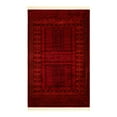 thumbnail image 3 of Unique Loom Tekke Collection Area Rug - Shakhrud (5' 3" x 8' Rectangle Red/Black), 3 of 7
