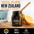 thumbnail image 5 of Kiva Raw Manuka Honey, Certified UMF 10+ (MGO 263+) - New Zealand (8.8 oz), 5 of 8