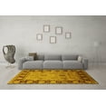 thumbnail image 3 of Ahgly Company Machine Washable Indoor Rectangle Oriental Yellow Traditional Area Rugs, 4' x 6', 3 of 4