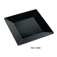 thumbnail image 1 of Yanco RM-110BK Rome Assiette Carrée, Noire - Lot de 24, 1 of 1