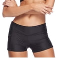 thumbnail image 2 of Body Glove Women's Standard Rider Elastic Waist Hybrid Swim Short with UPF 50+, Black, Medium, 2 of 4