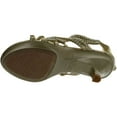 thumbnail image 2 of Forever Link Angel 41K Little Girls Rhinestone Heel Platform Dress Sandals, 2 of 4