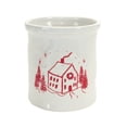 thumbnail image 4 of Melrose 83494 Crock with House, 4-inch and 5-inch Height, Set of 2, Clay, 4 of 4