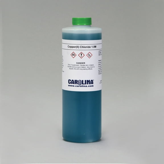 Copper (Ii) Chloride, 1.0 M Solution, Anhydrous, Laboratory Grade, 500 Ml