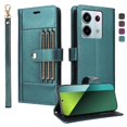 thumbnail image 1 of FOXDOCK Funda tipo Cartera para Xiaomi Redmi Note 13 Pro 5G – Cubierta de Cuero PU con Múltiples Ranuras, Bolsillo para Efectivo y Correa de Muñeca, 1 of 6