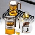 thumbnail image 1 of WIFKLSIIPG Water Separation Glass Teapot with Wooden Handle Witchcraft Teapot Magical Teapot Glass Teapot with Infuser Glass Teapot with Strainer Clear Teapot Tea Water Separation Teapo, 1 of 3