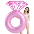 thumbnail image 1 of Flotador inflable con anillo de diamante para piscina Jasonwell para adultos, 1 of 7