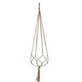 thumbnail image 2 of Travelwant 4Pcs Macrame Plant Hanger Large for Pot Extra Long No Tassel Cotton Rope Hanging Plant Holder, 2 of 7