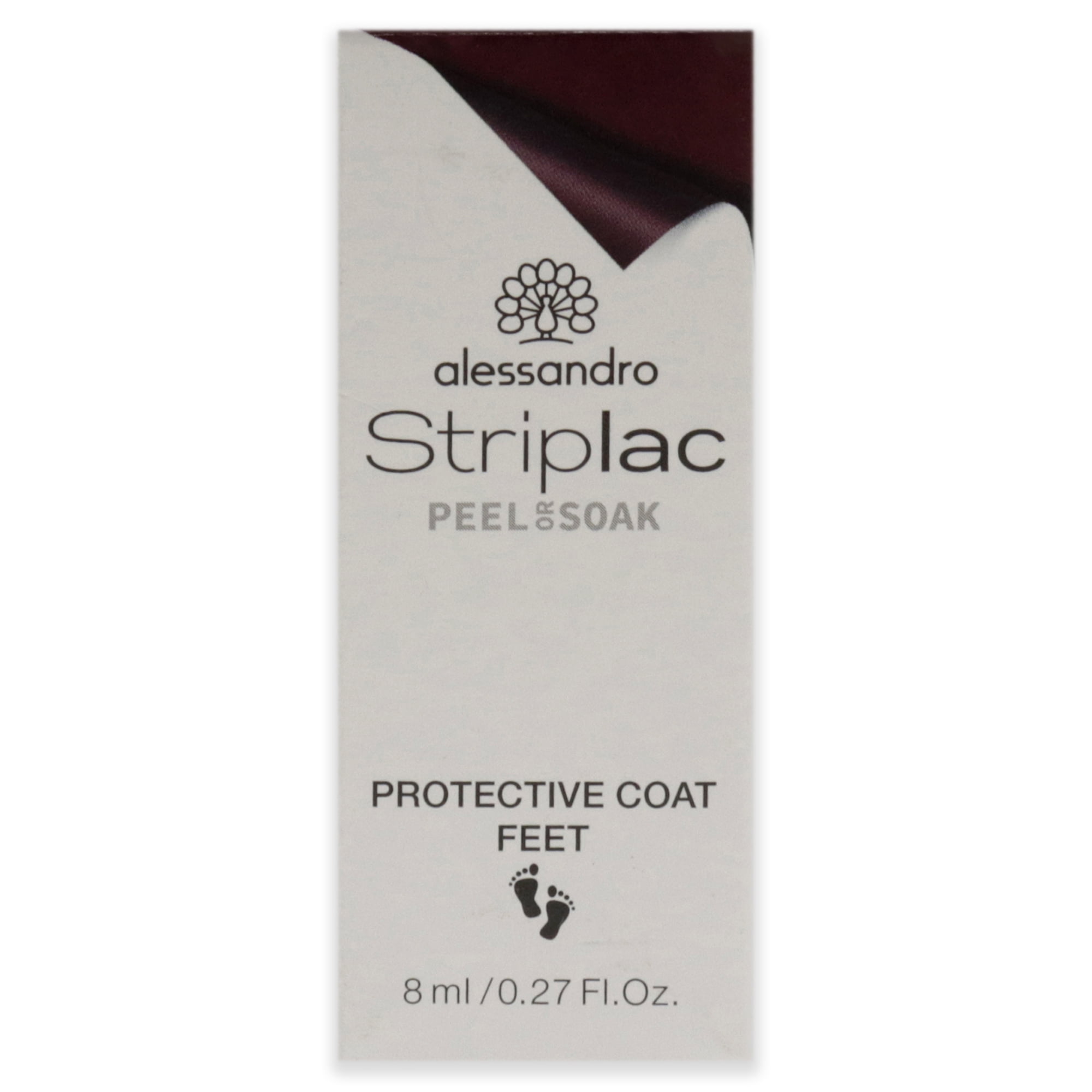 Alessandro Striplac Peel or Soak - Protective Coat Feet, 0.27 oz Nail  Polish