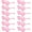 Pink, variant on 12 Pairs Heart Sunglasses Heart Shaped Rimless Sunglasses Frameless Pink Heart Glasses Transparent Party Sunglasses