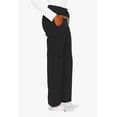 thumbnail image 2 of MED COUTURE  Women Yoga 1 Cargo Pocket Pant, Color: Black, Size: L (8747T-BLAC-L), 2 of 5