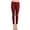 Burgundy, variant on G-Style USA Women's Biker Style Ripped Zip Rider Jogger Pants RJJ777 - Olive - 2X-Large